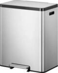 EKO Treteimer EcoCasa, Edelstahl geb&uuml;rstet, fingerabdrucksicher, 36 + 24 Liter,