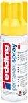 edding Spray 5200, 200 ml, Premium-Acryllack matt, Spr&uuml;hbreite ca. 50-60 mm, gelb