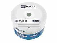 MyMedia - 50 x DVD-R - 4.7 GB (120 Min.) 16x - Matt Silver - Brick