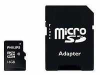 Philips FM16MP45B - Flash-Speicherkarte (microSDHC/SD-Adapter inbegriffen) - 16...