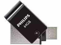 Philips FM64DA148B - USB-Flash-Laufwerk - 64 GB - USB 2.0 / micro USB