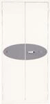 Feuerschutzschrank FS 1513, B 930 x T 520 x H 1950 mm, Schl&uuml;sselschloss