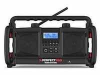 Perfectpro Workstation - Tragbares DAB-Radio - 20 Watt - Schwarz