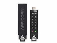 Apricorn Aegis Secure Key 3NXC - USB-Flash-Laufwerk - verschlüsselt - 4 GB - USB-C