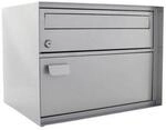 Rottner Paketbriefkasten Edelweiss, CH-Norm, Wandmontage/freistehend, 2 F&auml;cher,