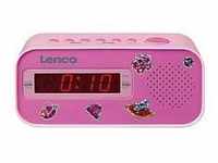 Lenco CR-205 - Radiouhr - 0.5 Watt - pink
