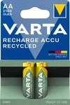 VARTA Akku Recycled Blister 2, wiederaufladbar, 2100mAh, AA, 2 St&uuml;ck