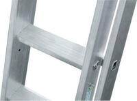 Vielzweckleiter Krause, 3-teilig, Stufen T 80 mm & Sprossen T 30 mm, Quertraverse,