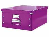LEITZ® Ablage- und Transportbox Serie Click + Store, groß, für DIN A3, violett