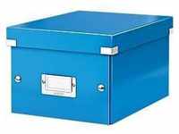 LEITZ® Ablage- und Transportbox Serie Click + Store, klein, für DIN A5, blau