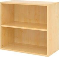 Regale Breno, 2 OH, 28 kg je Boden, B 800 x T 400 x H 748 mm, Spanplatte, Ahorn
