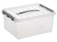 Aufbewahrungsbox Sunware Q-line, Deckel mit Griff, 15 l, L 400 x B 300 x H 180 mm