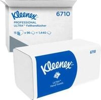 Kleenex&reg; Ultra&trade; Papierhandt&uuml;cher 6710, 3-lagig, wei&szlig;, 31,8 x 21,5 cm,