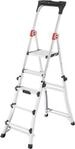 HAILO TL100 Alu-Teleskopleiter Topline, 3 - 5 Stufen, bis 309 cm, rutschfest, mit
