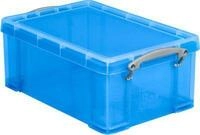 Box, Kunststoff, transparent blau, 9 l