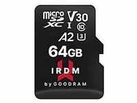 Goodram IRDM M2AA - Flash-Speicherkarte (SD-Adapter inbegriffen) - 64 GB - A2 /...