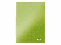 LEITZ Notizbuch WOW 4628, DIN A5, kariert, grün