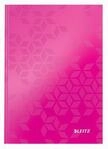 LEITZ Notizbuch WOW 4628, DIN A5, kariert, pink