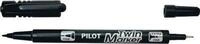 Pilot Permanent Marker Twin Marker EF/F, schwarz, 0,4&ndash;0,8 mm und 0,8&ndash;2,0 mm