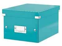 LEITZ® Ablage- und Transportbox Serie Click + Store, klein, für DIN A5, eisblau
