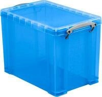 Box, Kunststoff, transparent blau, 19 l