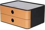 Schubladenbox HAN Allison Smart-Box, 2 Sch&uuml;be mit Trennw&auml;nden, Kabelhalter,