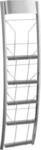 Prospekt-Wandhalter Filio, inkl. Wandbefestigungsmaterial, Stahl