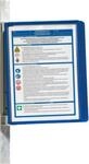 Durable Magnet-Wandhalter-Set Vario Wall, inkl. 5 Tafeln, dunkelblau 167405