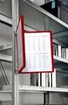 Durable Magnet-Wandhalter-Set Vario Wall, inkl. 5 Tafeln, rot 167404