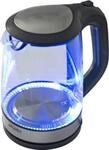 Wasserkocher exquisit WK 3501 swg, 2200 W, 2 l, mit Innenbeleuchtung, 360&deg; drehbar,
