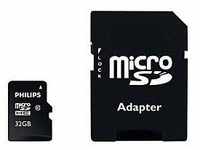 Philips FM32MP45B - Flash-Speicherkarte (microSDHC/SD-Adapter inbegriffen) - 32...