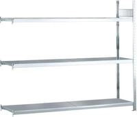 Weitspannregal Anbauregal WS2000 - H2000 x B1500 x T800 mm, 3 Ebenen, Stahl