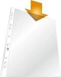 Durable Prospekth&uuml;llen Standard, DIN A4, oben offen, 100 St&uuml;ck, transparent