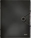 LEITZ&reg; Dokumentenmappe Solid, DIN A4, 3 Schutzkappen, 12 F&auml;cher, PP,schwarz