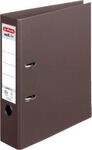 herlitz Ordner maX.file protect plus, DIN A4, R&uuml;ckenbreite 80 mm, braun