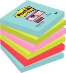 Post-it&reg; Super Sticky Notes Cosmic 654-6SS-COS, 76 x 76 mm, farbig, 6 Bl&ouml;cke &aacute; 90