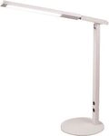 LED-Tischleuchte IDEAL, Tastdimmer, 770 Lumen, 2700-5000 Kelvin, Aluminium, wei&szlig;