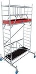 Alu-Faltger&uuml;st Krause ProTec XS, 200 kg/m&sup2;, gebremste Rollen, L 2000 x B 700 x H