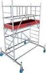 Alu-Faltger&uuml;st Krause ProTec XS, 200 kg/m&sup2;, gebremste Rollen, L 2000 x B 700...