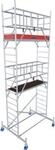 Alu-Fahrger&uuml;st Krause ProTec, 200 kg/m&sup2;, gebremste Rollen, L 2000 x B 700 x H 6300