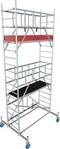 Alu-Faltger&uuml;st Krause ProTec XS, 200 kg/m&sup2;, gebremste Rollen, L 2000 x B 700...