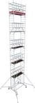 Alu-Fahrger&uuml;st Krause ProTec, 200 kg/m&sup2;, gebremste Rollen, L 2000 x B 700 x H 12300