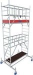 Alu-Fahrger&uuml;st Krause ProTec, 200 kg/m&sup2;, gebremste Rollen, L 2000 x B 700 x H 5300