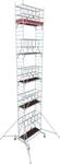 Alu-Fahrger&uuml;st Krause ProTec, 200 kg/m&sup2;, gebremste Rollen, L 2000 x B 700 x H 11300