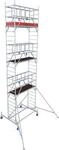 Alu-Fahrger&uuml;st Krause ProTec, 200 kg/m&sup2;, gebremste Rollen, L 2000 x B 700 x H 8300