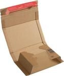 ColomPac Wickelverpackung CP 020, mit Selbstklebeverschluss, Wellpappe, braun, B 271