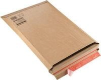 Versandtaschen ColomPac, Wellpappe, haftklebend, 20 St&uuml;ck, B 340 x H 500 mm, braun