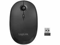 Logilink - Maus - optisch - kabellos - 2.4 GHz, Bluetooth 4.0 - kabelloser Empfänger
