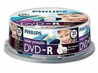 Philips DM4I6B25F - 25 x DVD-R - 4.7 GB (120 Min.) 16x - mit Tintenstrahldrucker