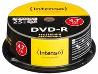 Intenso - 25 x DVD-R (G) - 4.7 GB 16x - mit Tintenstrahldrucker bedruckbare